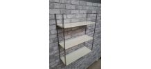 etagere string creme d epoque 1960 a 70s  :48x58x17  , comme