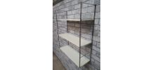 etagere string creme d epoque 1960 a 70s  :48x58x17  , comme