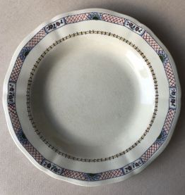 Série de 6 assiettes - en faience 