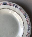 Série de 6 assiettes - en faience 
