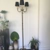 Lampadaire bronze et laiton 1960/1970