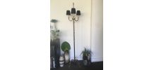 Lampadaire bronze et laiton 1960/1970