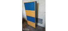 Meuble a chaussures relooker 20 paires en bois