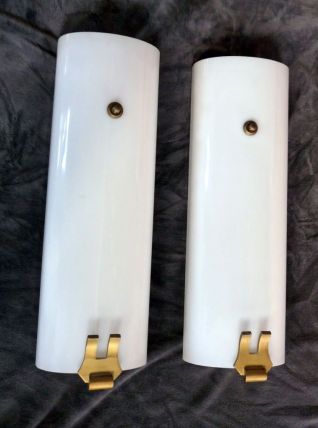 2 Appliques NEON FLUOTECHNIC PARIS Années 90 Sconce Wal