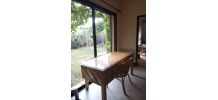 Bureau en rotin vintage Jacques Pergay