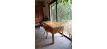Bureau en rotin vintage Jacques Pergay