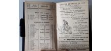 Carnet aide-mémoire militaire 1889