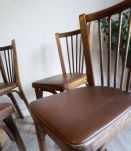 Chaise Baumann Bistrot vintage n 53