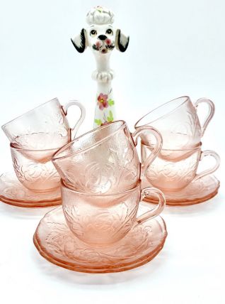 Tasses à thé Arcoroc Rosa