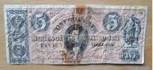Billet de 5 Dollars US  1861