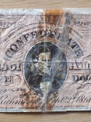 Billet de 5 Dollars US  1861