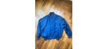 Bombers en soie marine