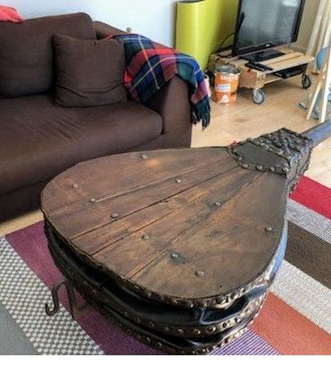Soufflet géant forge table basse