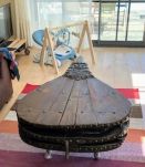 Soufflet géant forge table basse