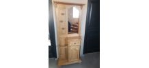 Meuble porte manteau chêne massif aerogommé 