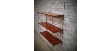 grande etagere style string chrome  solide , 1970 a 80   ,,,