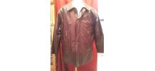 manteau cuir homme