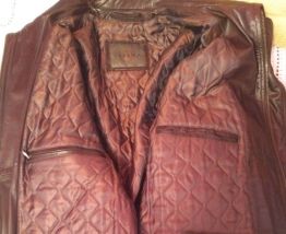 manteau cuir homme