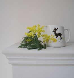 Pichet motifs animaux vintage
