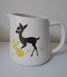 Pichet motifs animaux vintage