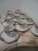 Service à café en porcelaine