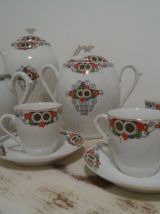 Service à café en porcelaine