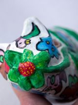Chat papier mâché pièce unique signée 