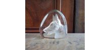 Presse papier en cristal d'Arques 