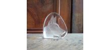 Presse papier en cristal d'Arques 