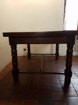 Table salle à manger rustique chêne massif