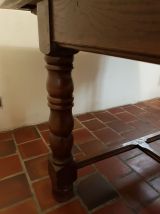 Table salle à manger rustique chêne massif