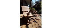 2 rocking chairs bois massif