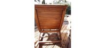 2 rocking chairs bois massif