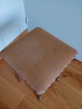 Tabouret SIF pieds Eiffel métal chromé