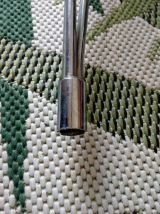 Tabouret SIF pieds Eiffel métal chromé