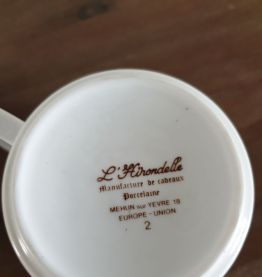 Duo mugs porcelaine