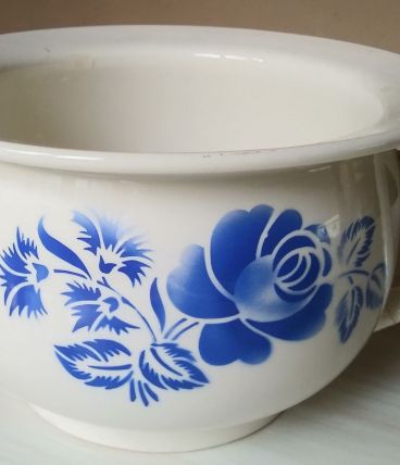 vase de nuit ancien en céramique de Digoin Sarreguemines 933