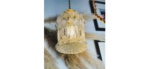 Lampe baladeuse / suspension globe pressé transparent - Circ