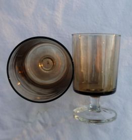 Lot 6 verres à pied vintage