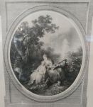 Gravure, La leçon de musique Par J-B HILAIR 