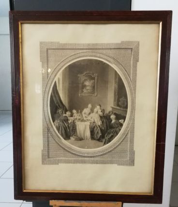 Gravure '' La toilette par PATER 