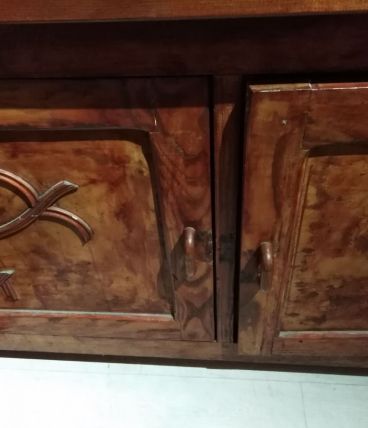 COMMODE EN BOIS MARRON