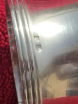 3 Ronds de serviettes en métal argenté 