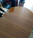 Table scandinave extensible années 60