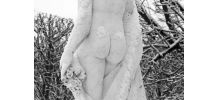 Photographie statut femme nue neige hiver.