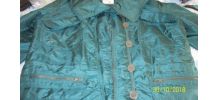 Manteau J.RiU - style anorak long-vert foncé avec reflet-Tai