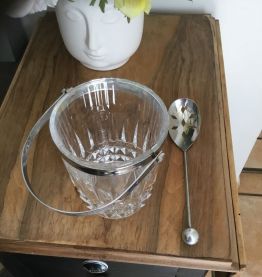 Seau à glaçons et sa cuillère 