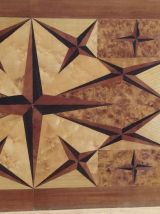 Plateau artisanal en marqueterie