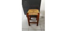 Tabouret en paille 