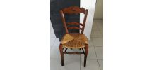 Chaise en paille 